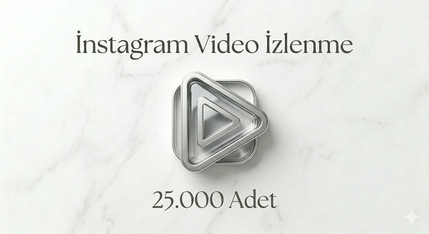 İnstagram Keşfet Etkili 25000 İzlenme