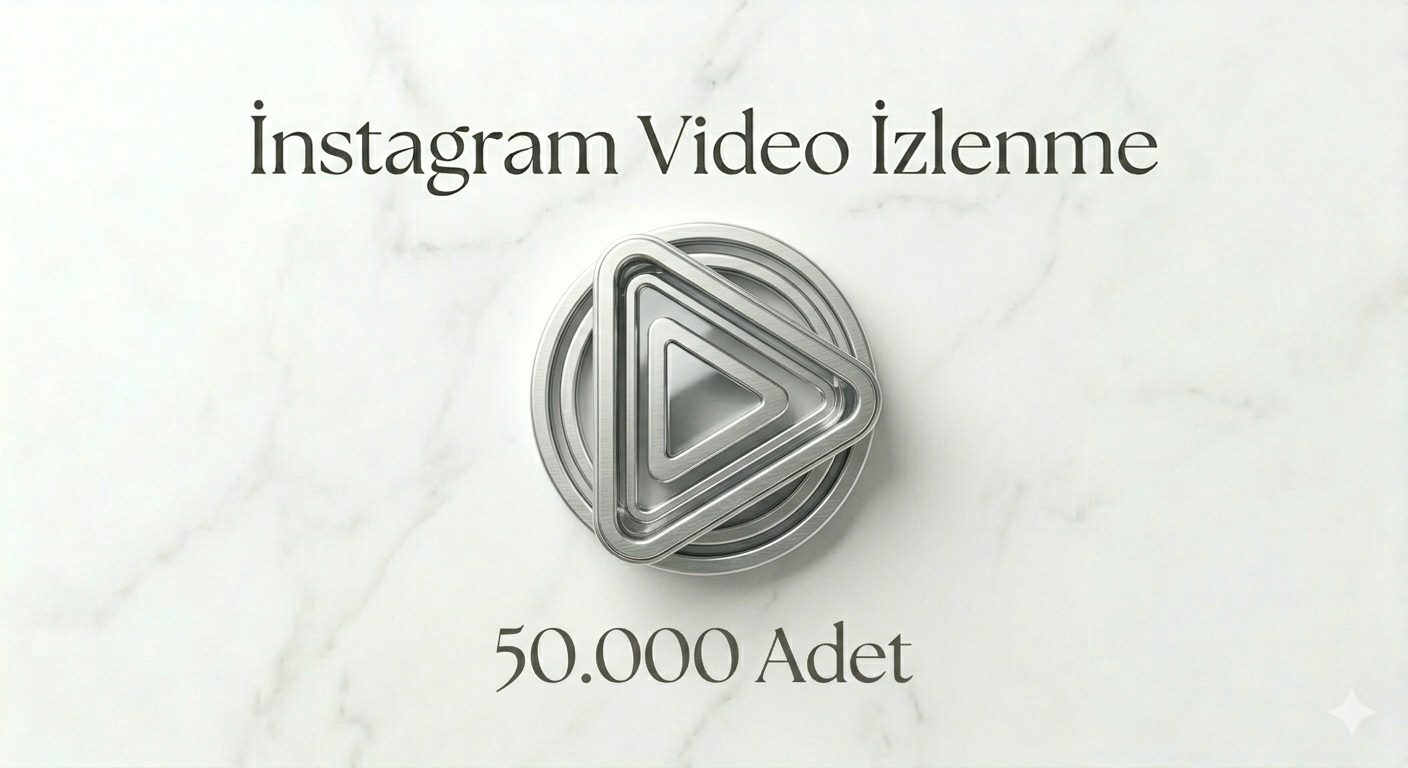 İnstagram Keşfet Etkili 50000 İzlenme